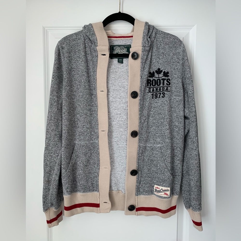 Roots Cozy Cabin Heavyweight Hooded Cardigan Sweater